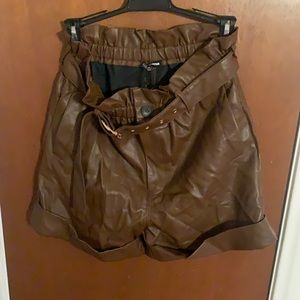 Leather Shorts